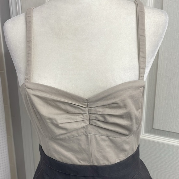 Wilfred Six Taupe & Grey Mini Dress - Picture 2 of 16